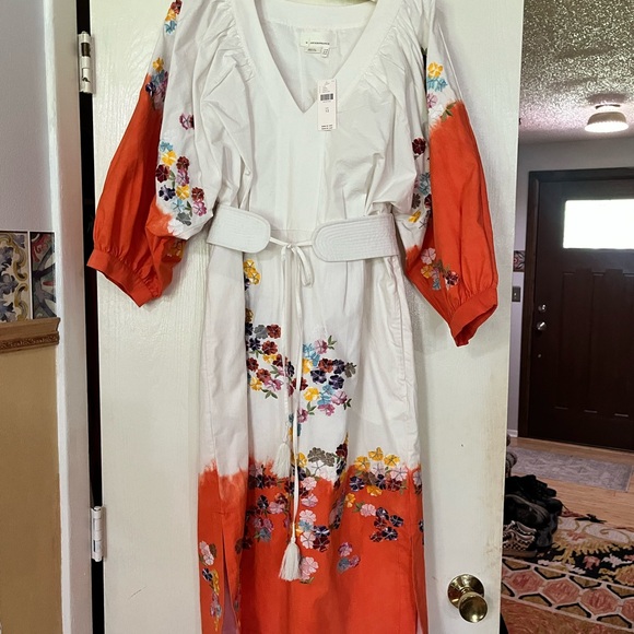 NWT Anthropologie Embroidered Dress - Picture 3 of 8